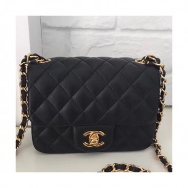 Chanel Women Chain Leather Shoulder Bag,17CM - 샤넬 여성용 체인 레더 숄더백1115 