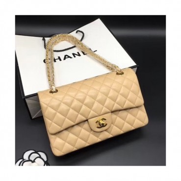 Chanel Women Leather Chain Shoulder Bag ,25CM - 샤넬 여성용 레더  체인 숄더백 1112 