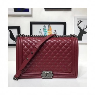 Chanel Leboy Leather Chain Shoulder Bag  ,30CM - 샤넬 르보이 레더 체인 숄더백  67087 