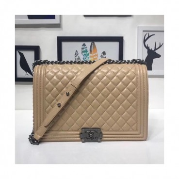 Chanel Leboy Leather Chain Shoulder Bag  ,30CM - 샤넬 르보이 레더 체인 숄더백  67087 