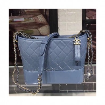 Chanel 2018 Gabrielle Hobo Leather Shoulder Bag,28CM - 샤넬 2018 가브리엘 호보 레더 숄더백,CHAB0460,28CM,스카이블루