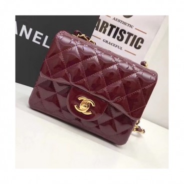 Chanel Women Chain Leather Shoulder Bag,17CM - 샤넬 여성용 체인 레더 숄더백1115 