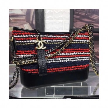 Chanel 2018 Gabrielle Hobo Shoulder Bag,20CM - 샤넬 2018 가브리엘 호보 숄더백,CHAB0435,20CM,레드+블랙