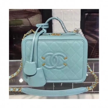 Chanel Women Leather Tote Shoulder Bag ,21CM - 샤넬 여성용 레더 토트 숄더백,CHAB0414,21CM,블루