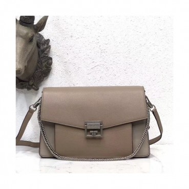 Givenchy Leather and Suede GV3 Shoulder Bag,16/21/29CM - 지방시 레더 앤 스웨이드 GV3 숄더백,GVB0006,16/21/29CM,그레이