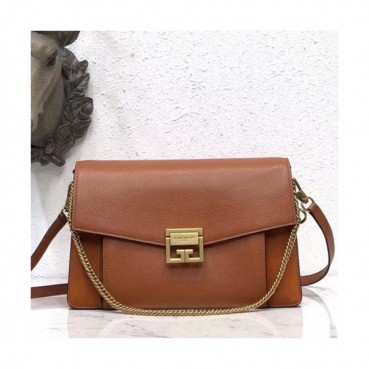 Givenchy Leather and Suede GV3 Shoulder Bag,16/21/29CM - 지방시 레더 앤 스웨이드 GV3 숄더백,GVB0003,16/21/29CM,브라운