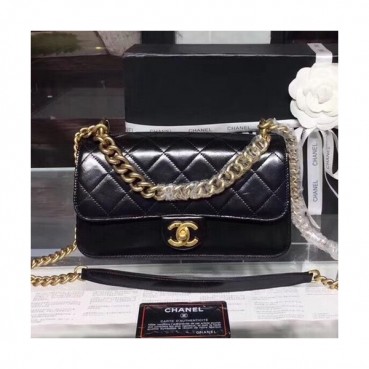 Chanel Women Chain Shoulder Bag ,20/24CM - 샤넬 여성용 체인 숄더백  CHAB0369,20/24CM,블랙