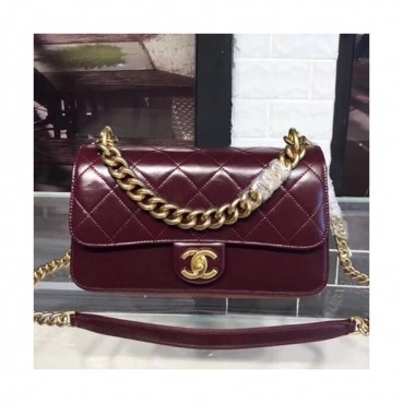 Chanel Women Chain Shoulder Bag ,24CM - 샤넬 여성용 체인 숄더백  CHAB0368,24CM,와인