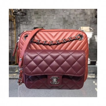 Chanel 2018 Camera Shoulder Bag,21.5CM - 샤넬 2018 카메라 숄더백  CHAB0307,21.5CM,레드