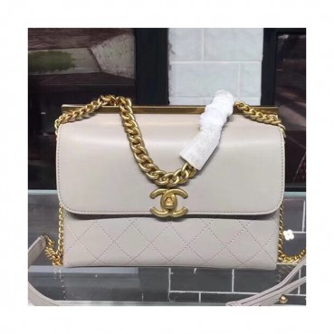 Chanel 2018/2019 Women Flap Shoulder Bag,23/28CM - 샤넬 2018/2019 여성용 플랩 숄더백 CHAB0277,23/28CM,그레이