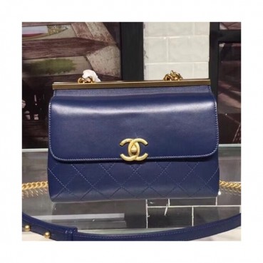 Chanel 2018/2019 Women Flap Shoulder Bag,23/28CM - 샤넬 2018/2019 여성용 플랩 숄더백 CHAB02376,23/28CM,블루