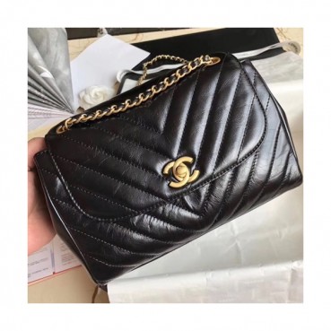 Chanel 2018/2019 Chain Shoulder Bag,22CM - 샤넬 2018/2019 체인 숄더백 CHAB0252,22CM,블랙