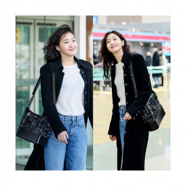 Chanel 2018 Gabrielle  Hobo Shoulder Bag  ,20/28CM - 샤넬 2018 가브리엘 호보 숄더백,CHAB0126,20/28CM,블랙 
