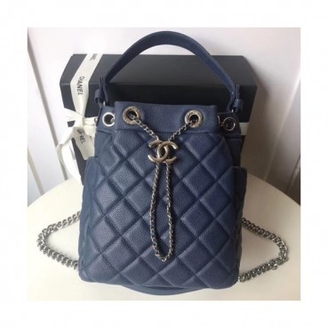 Chanel Women Bucket Shoulder Bag,21CM - 샤넬 여성용 버킷 숄더백,CHAB0111,21CM,네이비