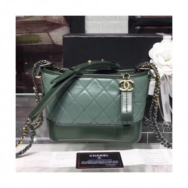 Chanel 2018 Gabrielle  Hobo Shoulder Bag ,20CM - 샤넬 2018 가브리엘 호보 숄더백,CHAB0096,20CM,그린