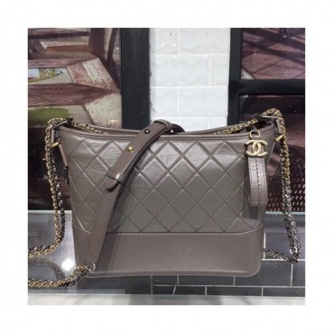 Chanel 2018 Gabrielle  Hobo Shoulder Bag ,20/28CM - 샤넬 2018 가브리엘 호보 숄더백,CHAB0092,20/28CM,그레이