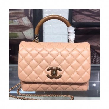 Chanel 2018 Coco Chain Handle Shoulder Bag,21CM - 샤넬 2018 코코 체인 핸들 숄더백,CHAB0044,21CM,핑크