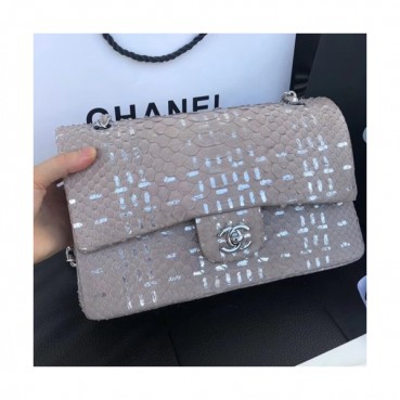 Chanel Women Leather Shoulder Bag,25CM - 샤넬 여성용 레더 숄더백,CHAB0024,25CM,그레이