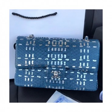 Chanel Women Leather Shoulder Bag,25CM - 샤넬 여성용 레더 숄더백,CHAB0022,25CM,블루