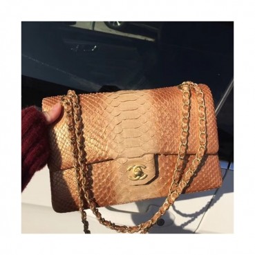 Chanel Women Leather Shoulder Bag,25CM - 샤넬 여성용 레더 숄더백,CHAB0011,25CM,브라운