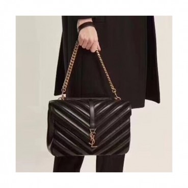 [커스텀급]Saint Laurent Women Chain Shoulder Bag,32CM - 입생로랑 여성용 체인 숄더백 392738D, SLB0250,32CM,블랙