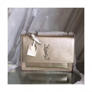 Saint Laurent Women Monogram Shoulder Bag,22CM - 입생로랑 여성용 모노그램 숄더백 442906, SLB0229,22CM,옐로우골드