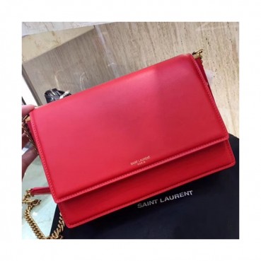 Saint Laurent Women Zoe Chain Shoulder Bag,23CM - 입생로랑 여성용 조에 체인 숄더백 513667, SLB0200,23CM,레드