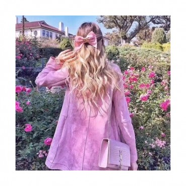 Saint Laurent Women Tassel Chain Satchel Shoulder Bag,24CM - 입생로랑 여성용 태슬 체인 사첼 숄더백 354119,SLB0150,24CM,핑크