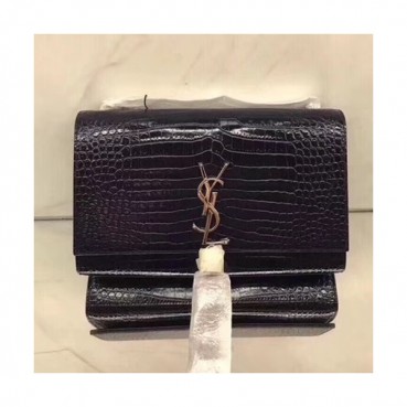 Saint Laurent Women Tassel Chain Satchel Shoulder Bag,24CM - 입생로랑 여성용 태슬 체인 사첼 숄더백 354119,SLB0148,24CM,블랙(은장)