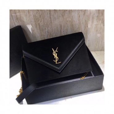 Saint Laurent Women Le Sept Chain Shoulder Bag,25CM - 입생로랑 여성용 르셉트 체인 숄더백 511262,SLB0129, 25CM,블랙(금장)