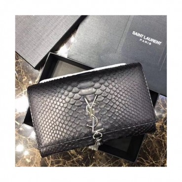 Saint Laurent Women Tassel Chain Satchel Shoulder Bag ,24CM - 입생로랑 여성용 태슬 체인 사첼 숄더백 326076 ,SLB0082,24CM,블랙(은장)