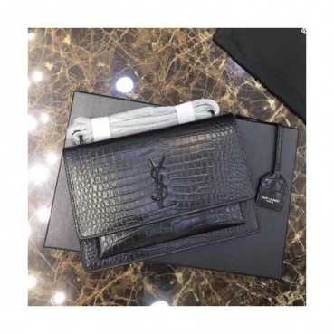 Saint Laurent Women Monogram Shoulder Bag ,22CM - 입생로랑 여성용 모노그램 숄더백 442906 ,SLB0073,22CM,블랙