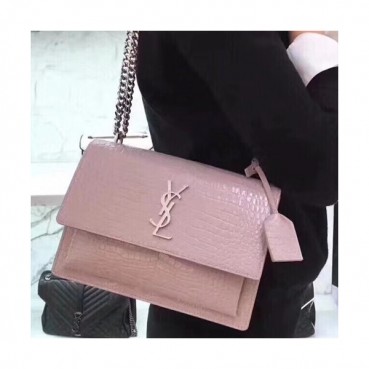 Saint Laurent Women Monogram Shoulder Bag ,22CM - 입생로랑 여성용 모노그램 숄더백 442906 ,SLB0072,22CM,핑크