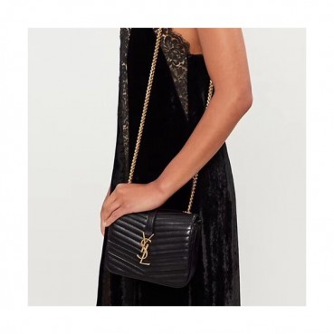 Saint Laurent Women Montaigne Quilting Shoulder Bag ,17/24CM - 입생로랑 여성용 몽테뉴 퀄팅 숄더백 532662/532652 ,SLB0063,17/24CM,블랙