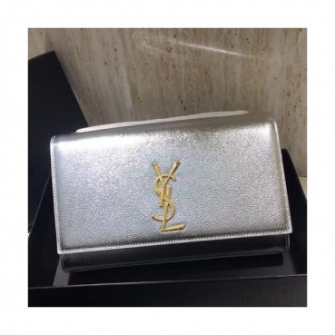 Saint Laurent Women Chain Satchel Shoulder Bag ,24CM - 입생로랑 여성용 체인 사첼 숄더백 326076 ,SLB0040,24CM,실버