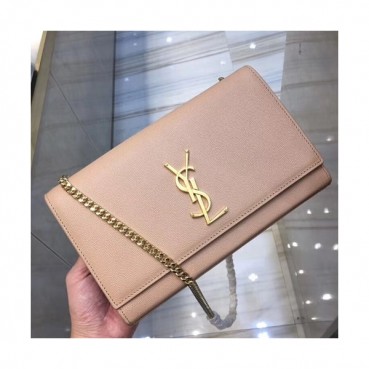 Saint Laurent Women Chain Satchel Shoulder Bag ,24CM - 입생로랑 여성용 체인 사첼 숄더백 326076 ,SLB0032,24CM,핑크(금장)