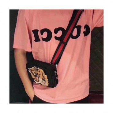 Gucci Tiger Shoulder Belt Bag,19.5CM - 구찌 타이거 남여공용 숄더 벨트백 523323, GUB0034,19.5CM