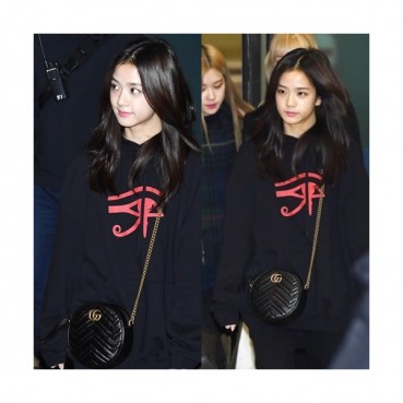 Gucci GG Marmont Mini Round Women Shoulder Bag,18.5CM - 구찌 GG 마몬트 미니 라운드 여성용 숄더백 550154, GUB0026,18.5CM 