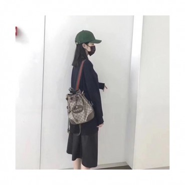 Gucci GG Supreme Shoulder Bag,20CM - 구찌 GG 수프림 남여공용 숄더백 473875, GUB0024,20CM