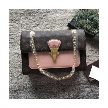Louis Vuitton Monogram Victoire Women Chain Shouder Bag,27cm - 루이비통 모노그램 빅투아 여성용 체인 숄더백, M41731,LOUB0120,27cm