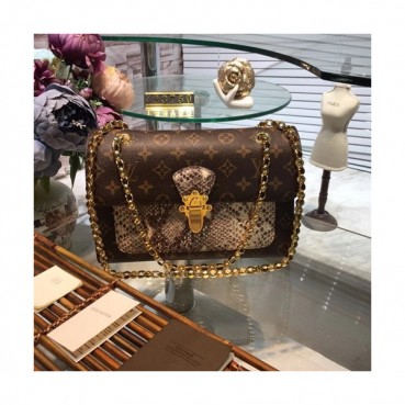 Louis Vuitton Monogram Victoire Women Chain Shouder Bag,27cm - 루이비통 모노그램 빅투아 여성용 체인 숄더백, M41731,LOUB0114,27cm