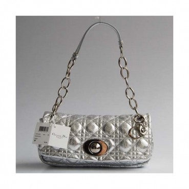 디올 숄더백 2932 Silver-