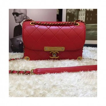 샤넬 2017 여성용 가방 2069 레드, YF-