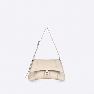발렌시아가 여성 시그니처 아이보리 숄더백 - Womens Ivory Shoulder Bag 