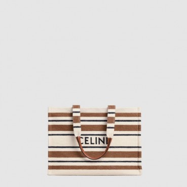 셀린느 여성 라지 타이스 카바스 스트라이프 - Celine Womens Cabas Jacquard Stripe Textile 