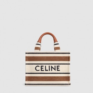 셀린느 여성 카바스 자카드 스트라이프 텍스타일 - Celine Womens Cabas Jacquard Stripe Textile 