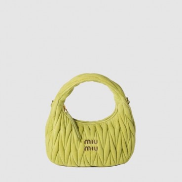 미우미우 여성 완더 마테라쎄 호보 백 - Miumiu Womens Wander Matelasse Hobo Bag 