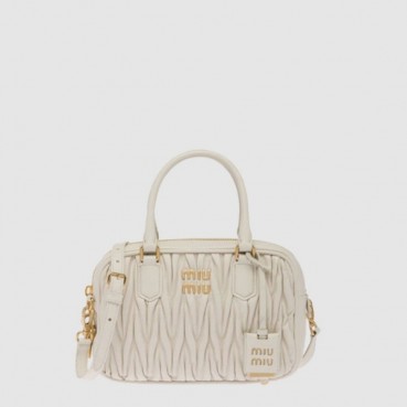 미우미우 여성 아르카디 마테라쎄 나파 가죽 백 - Miumiu Womens Arcadi Matelasse Bag 