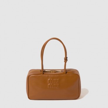 미우미우 여성 보 가죽 탑 핸들 백 - Miumiu Womens top handle bag 