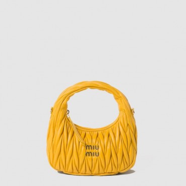 미우미우 여성 완더 마테라쎄 호보 백 - Miumiu Womens Wander Matelasse Hobo Bag 